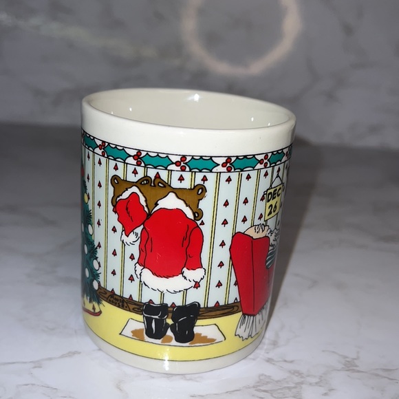 Awesome Day After Christmas Santa Snoozing in Recliner, Dec 26th, Cat & Mouse - Picture 4 of 12